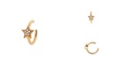 EARCUFF STAR GOLDEN