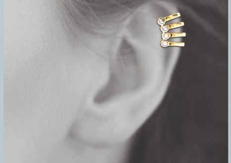 EARCUFF ANGE GOLDEN