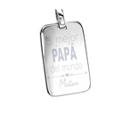 PLACA RETRO M SILVER