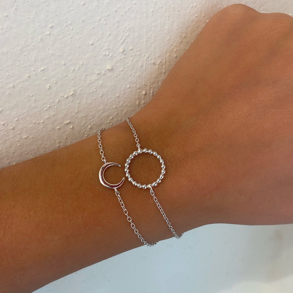 PULSERA CIRCLE SILVER