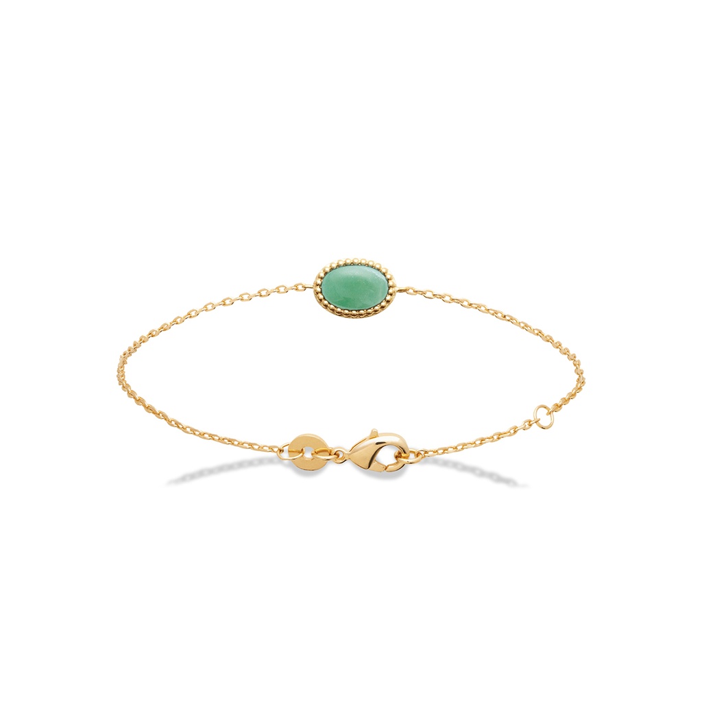 PULSERA CRIS AVENTURINA GOLDEN