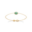 PULSERA CRIS AVENTURINA GOLDEN