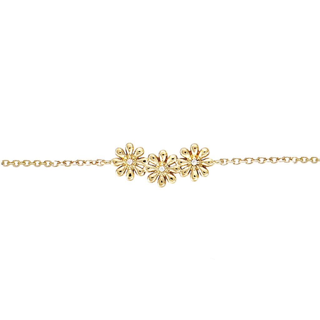 PULSERA MARGARITAS GOLDEN