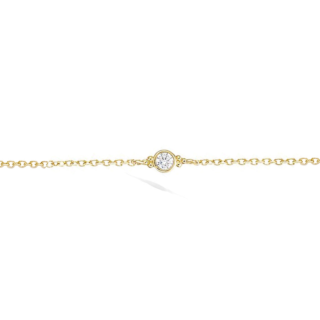 PULSERA SOLITARIO GOLDEN