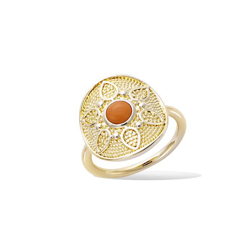 Anillo Julie rouge golden