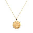 [910327688CH.44] COLLAR ABRIL GOLDEN (40 A 44 CM)