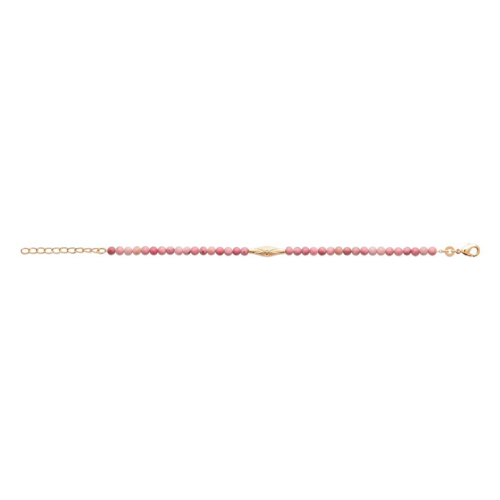 PULSERA DUNE RODONITA GOLDEN