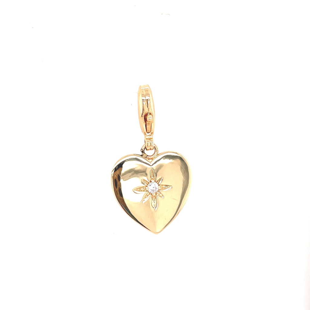 CHARM CONSTELACIÓN HEART GOLDEN