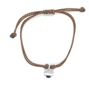 [10233PLM] PULSERA CUERDA PERSO MINI SILVER (MARRON)