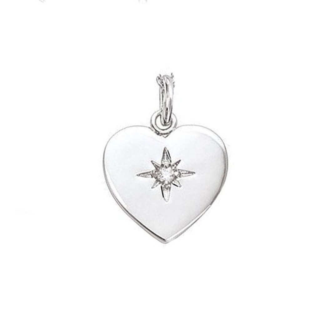 COLGANTE CONSTELACIÓN HEART SILVER