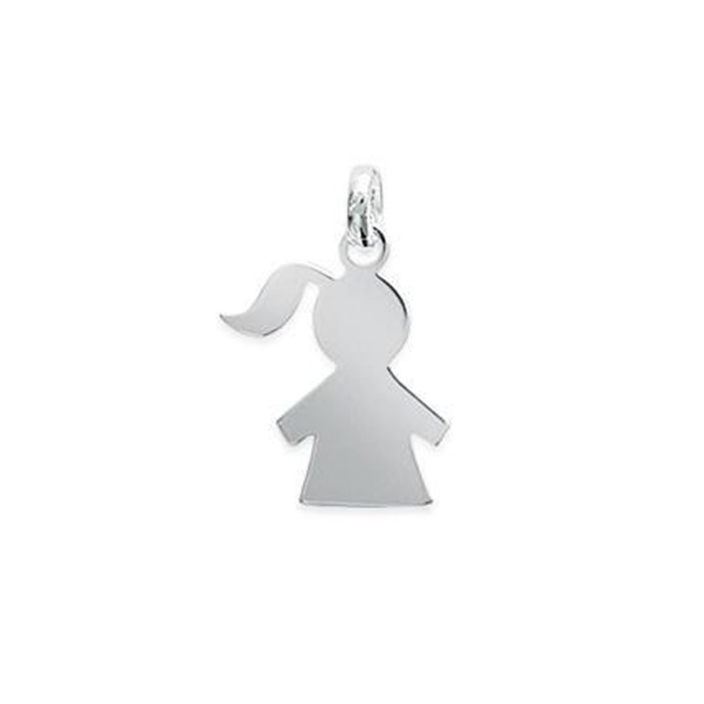 COLGANTE GIRL MINI SILVER