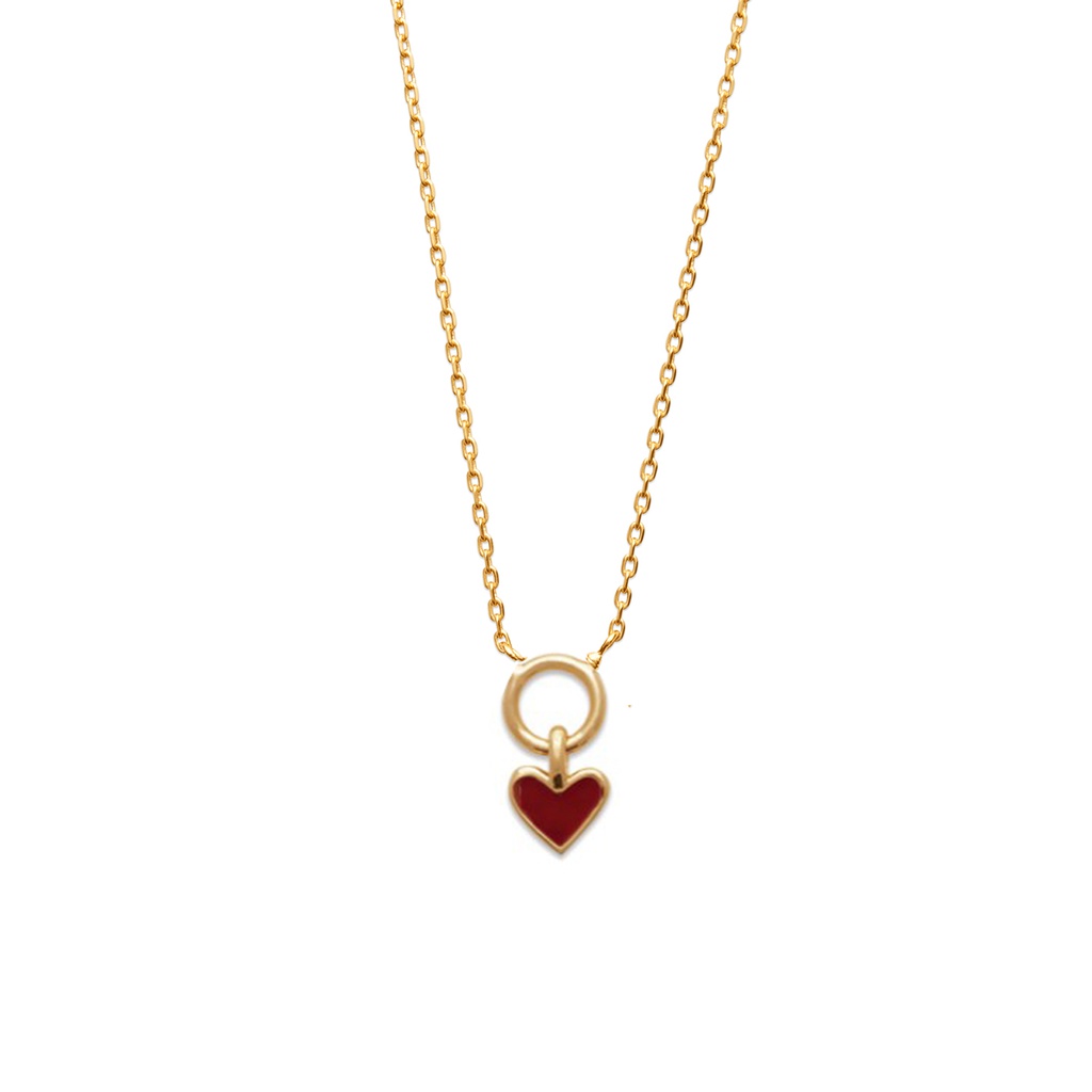 COLLAR COEUR ROUGE GOLDEN