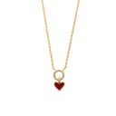 COLLAR COEUR ROUGE GOLDEN