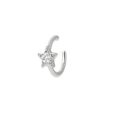 EARCUFF STAR SILVER