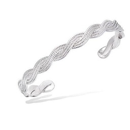 [31EV0701] BRAZALETE TRENZA SILVER