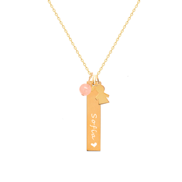 [mamangirl] Collar maman girl golden