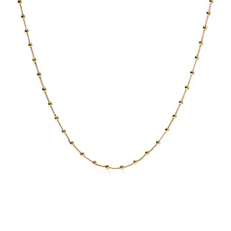 [82CA2043-60] CADENA BOLITAS 60CM GOLDEN