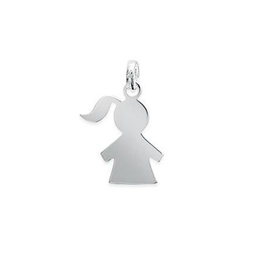 [7711200] COLGANTE GIRL MINI SILVER