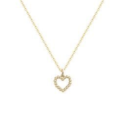 [2362ha0970ch.44] COLLAR COEUR BALLS GOLDEN