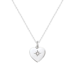 [920361EW1040PL.44] COLLAR CONSTELACIÓN HEART SILVER