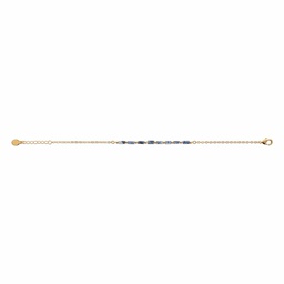 [1497387618CH] PULSERA SODALITE  GOLDEN