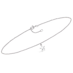 [920531EW1380PL-25] TOBILLERA ESTRELLITA SILVER